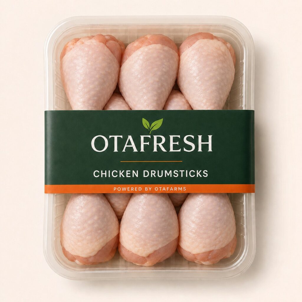 OTAFRESH Chicken Drumsticks package powered by OTAFARMS