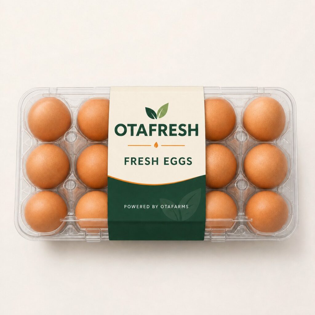 OTAFRESH Fresh Eggs package powered by OTAFARMS